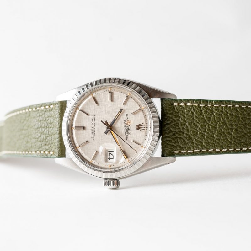 Rolex datejust 1603 linnen dial from 1971