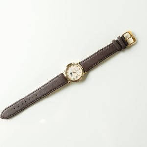 Zenith 18k gold quartz moonphase watch