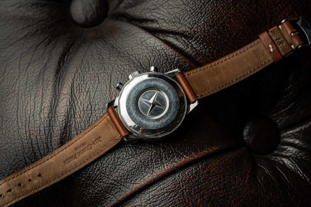 Vintage Zenith Chronograph A278 from 1960s watch caseback